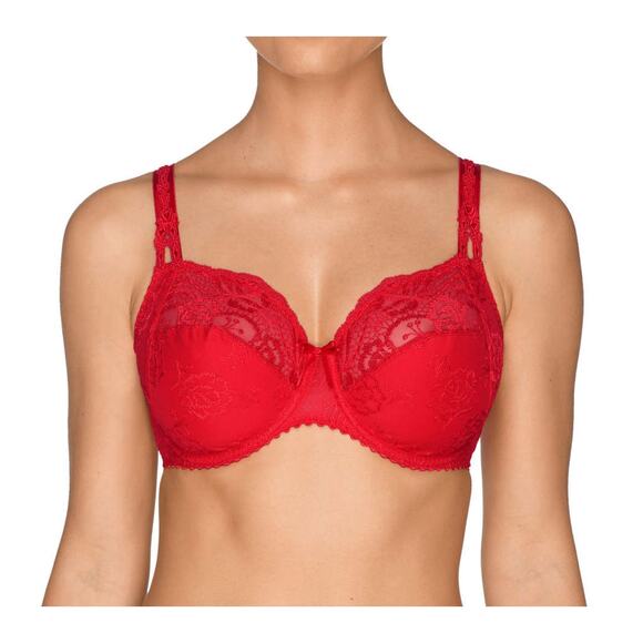 Prima Donna Delight Full Cup Underwire Bra - Style 016-2760 Red - 40F - NWOT